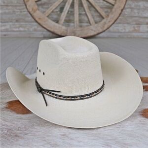 Stetson Square Palm Leaf Cowboy Hat